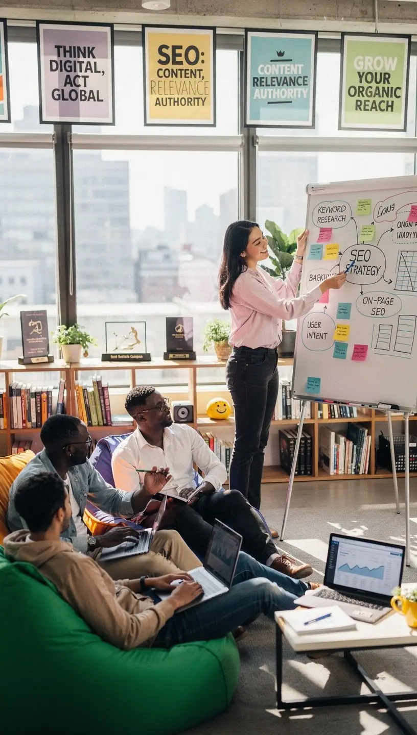 Adapting SEO strategies for market evolution and growth.