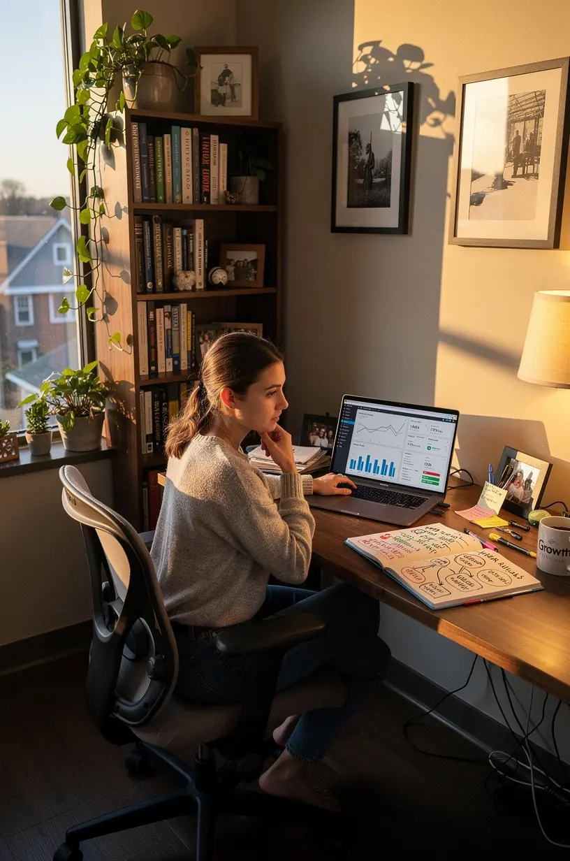 Modern office workspace